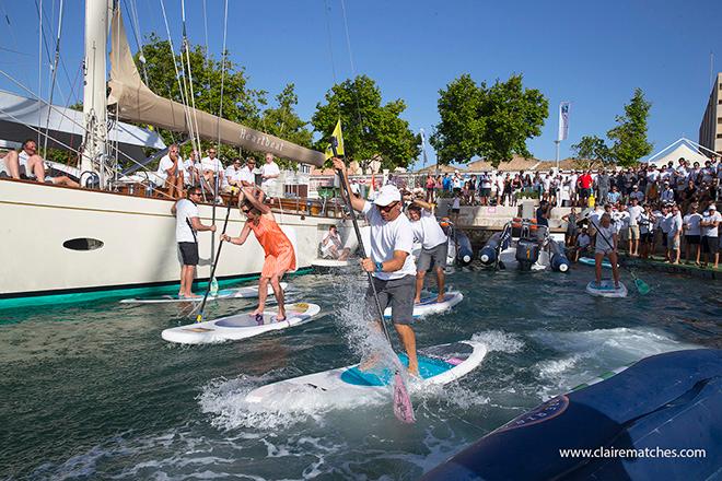 For this year's 20th event premium partner Pendennis hosted a relay paddle board race © www.clairematches.com